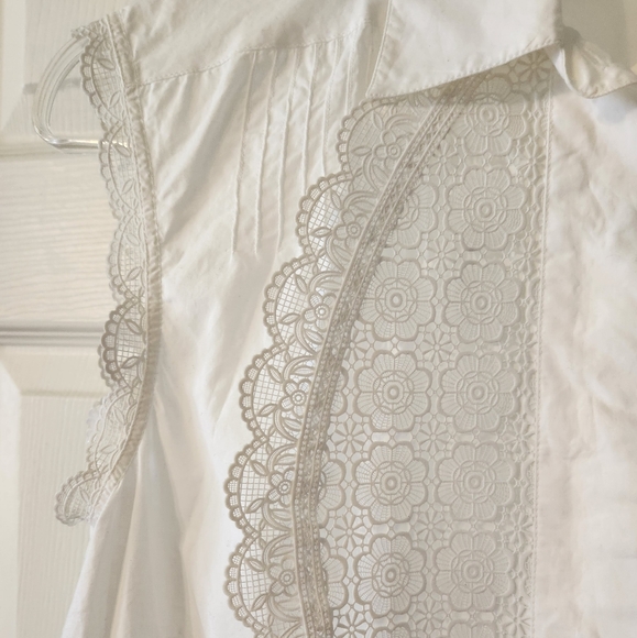 Fendi White Sleeveless Blouse 40 (8 M) - Picture 2 of 10